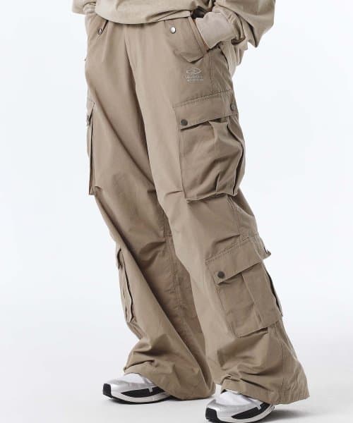 Utility Multi Pocket Pants Beige