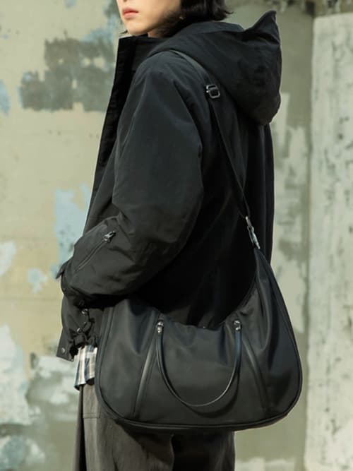 Nylon hobo bag