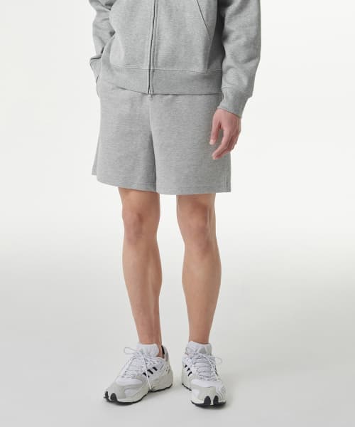 [Cooltandard] Boxer Fit Sweat Shorts [Medium Gray]
