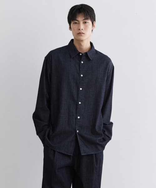 Relaxed Denim Shirt [Deep Indigo]
