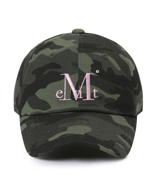 Signature Camo Military Ballcap (Khaki-Baby Pink, Gray)