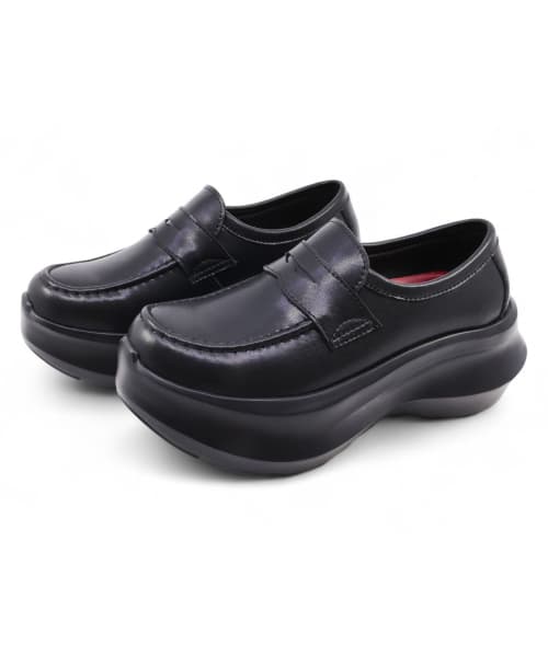 [ENTRY] Cowhide Platform Loafer