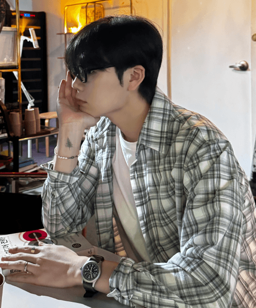 Shearer Summer Check Shirt [LE05 Gray]