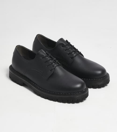 Clipper 4-Hole Derby Shoes Matte Black SFT-101