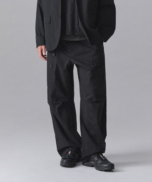 [City Leisure] CN Belted Utility Pants [Black]