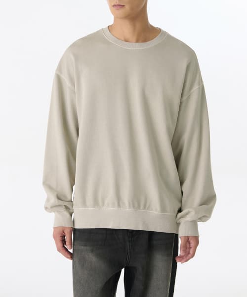 Pigment Oversized Sweatshirt [Cream]