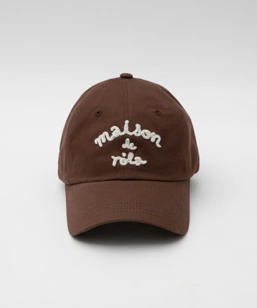 MAISON DE ROLA BALL CAP BROWN