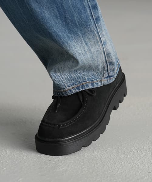 [Minu's Coordination x Sixfit] BOLD CHUNKY WALLABEE-BLACK
