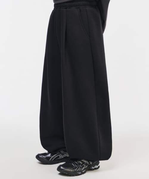 Balloon Fit Sweatpants [Black]