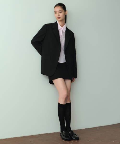Womens Low Rise Mini Skirt [Black]