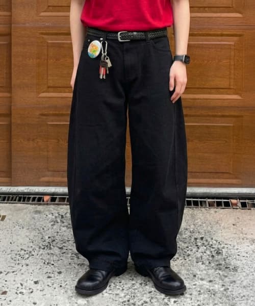 Everyday Curved Pants [Black]