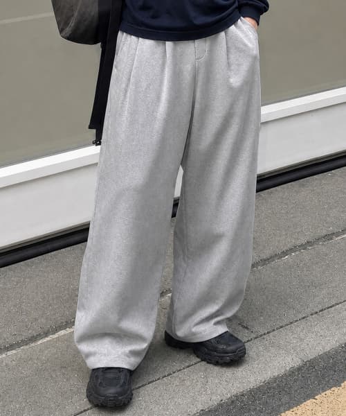 Double-Tuck Wide Training Pants [2COLORS]