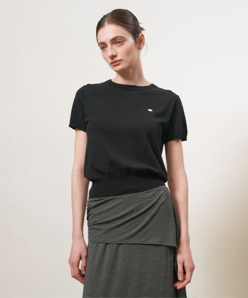 Airy Essential Half Knit [BLACK] / WBE2L05512