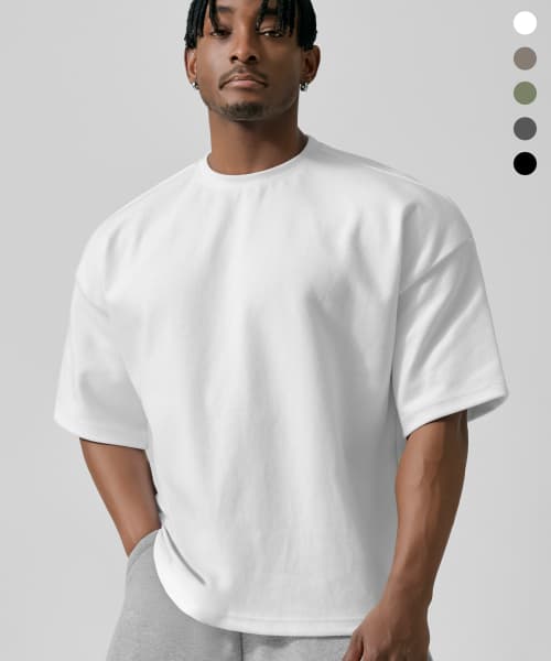 (Dryable) Special cotton oversized short-sleeve T-shirt_5color