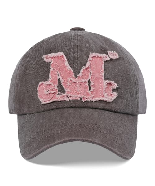 Vintage Washed Applique Ball Cap (14 Color)