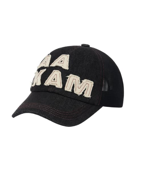 Denim Trucker Cap (Black)