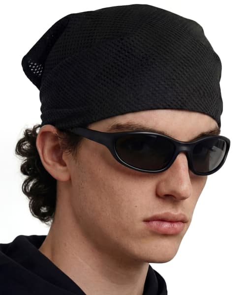 Bandana Scarf Running Multi-Scarf Breathable Mesh Headband URH - A - 004 - BREEZE - BK