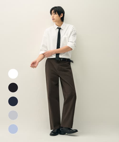 [Fashion Planet X Draw Fit] Washed Crop Oxford Shirt [5 colors]
