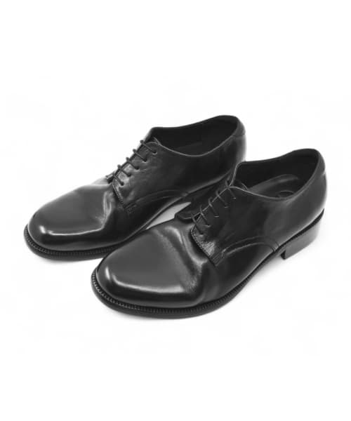 USN 70s Horsehide Derby Shoes Black