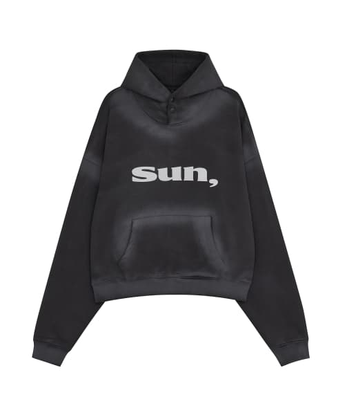 DAY HOODED SWEATSHIRTS [CHARCOAL]