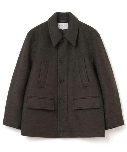 Loude Boucle Half Coat [Khaki Brown]