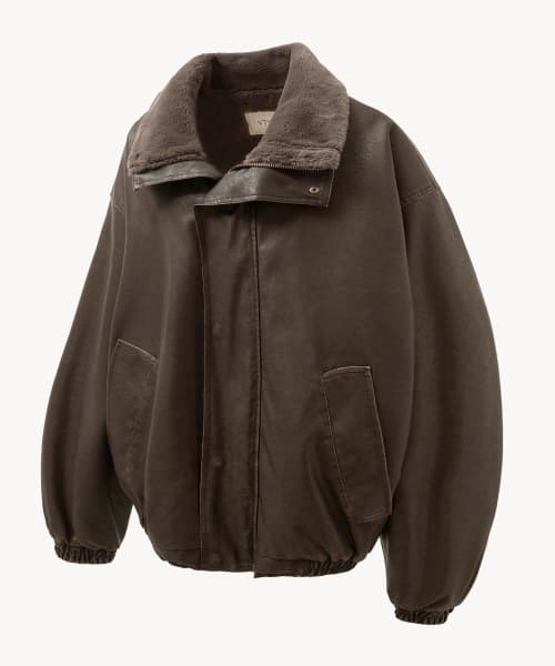 8286 Vintage Coated Leather Mustang (BROWN)