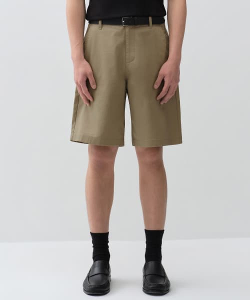 [Cooltandard] Wide Chino Shorts [Beige]