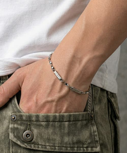 Half Twisted Chain Bracelet JSB-016
