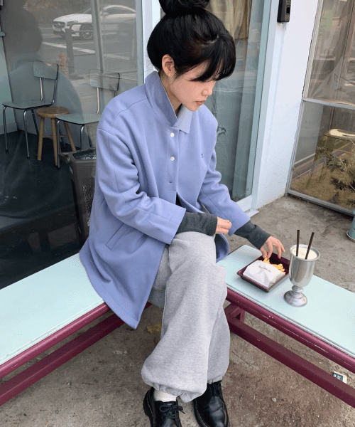 PIQUE TRENCH_BLUE