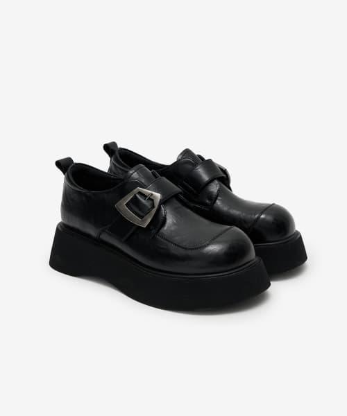 Microfiber Leather Buckle Clopper [Black]