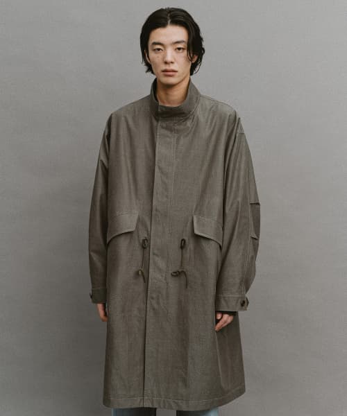 Silk Nep Mods Coat (Khaki)