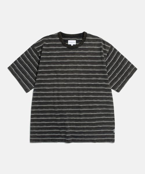 Vintage Washed Border Tee Black