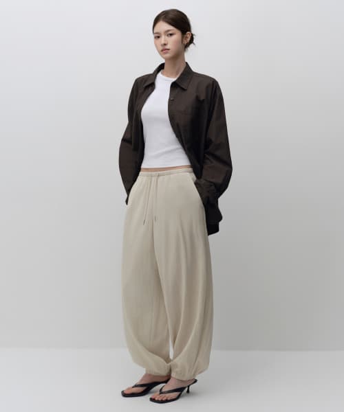Women's Balloon Jogger Pants [Dusty Cream]