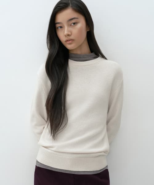 [Victoria Wool] Women's Crew Neck Knit [Facial Creams]