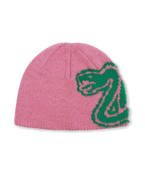 SNAKE BEANIE (PINK)
