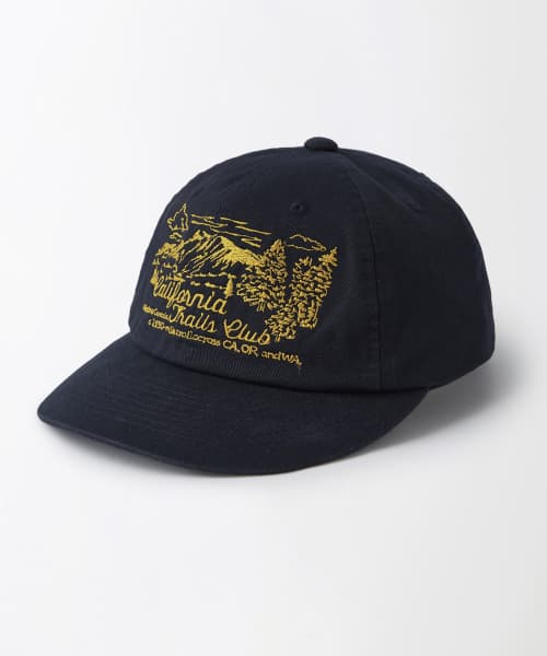 Vintage Cotton Trucker Cap (Trails Club) - Navy