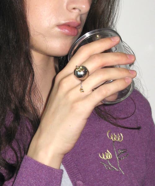 Soft Dome Ring (Silver Gold)