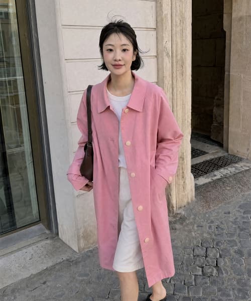 Romantic Mac Coat (Pink)