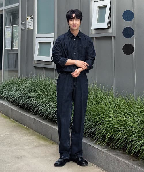 [Oh Jeong-gyu X DRAW FIT] After Semi-Straight Denim Pants [3color]