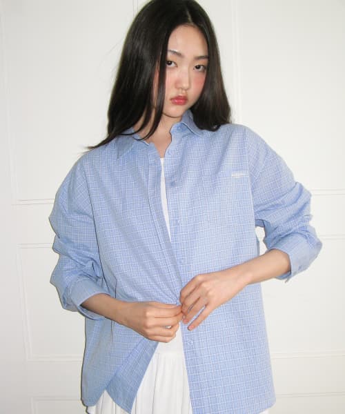 Classic Boyfriend Shirts Blue