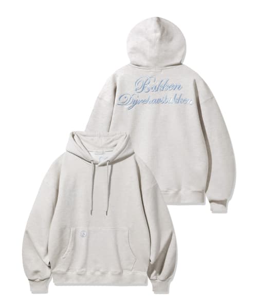 [WOMAN] Back Lettering Hoodie BK6797 (4 Color)