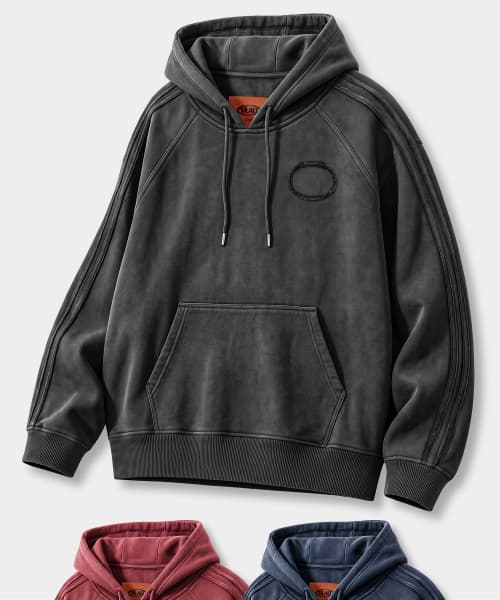 VLAD PIGMENT Track Hood T Shirt_3 COLOR