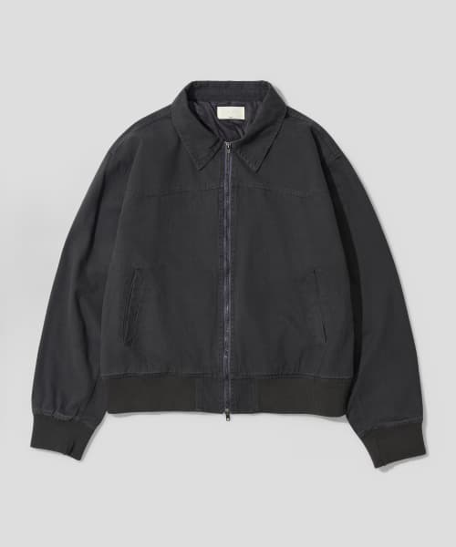 PEID Cotton Two-Way Blouson (Charcoal