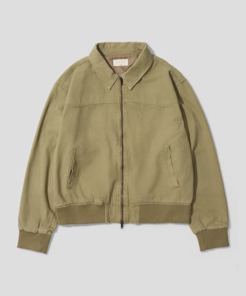PEID Cotton Two-Way Blouson (Beige