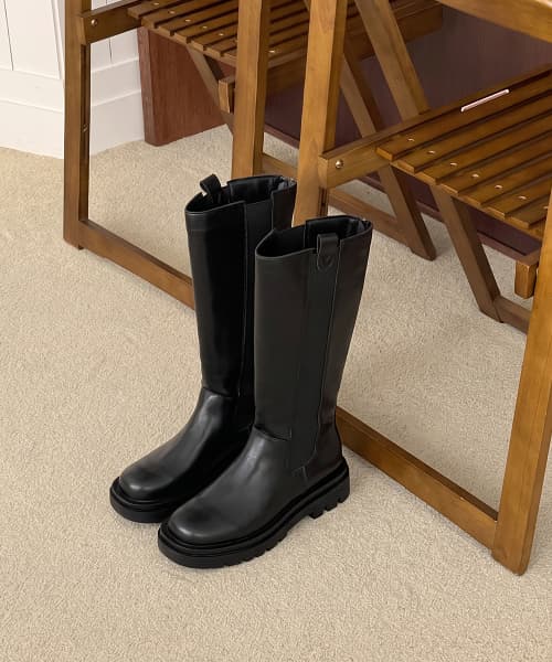 Everyday Mason Double Platform Chelsea Long Boots ED2675