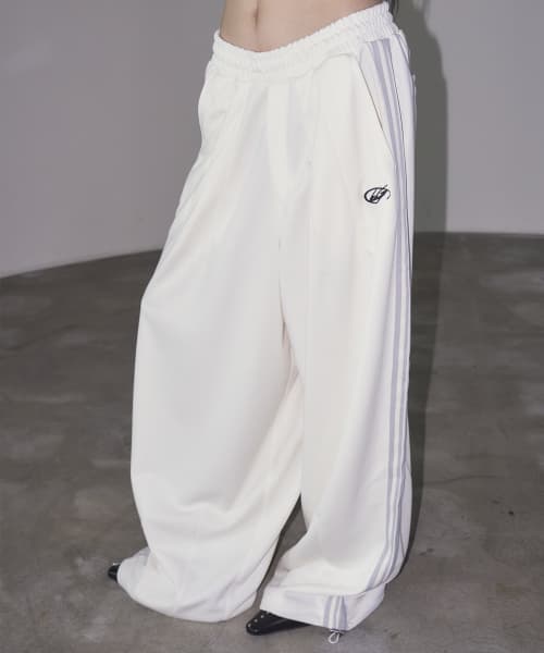 Jersey Track Balloon Pants Ivory