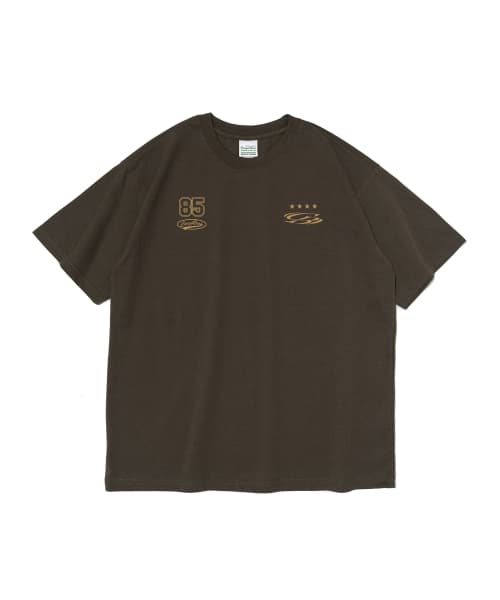 Plus Size Star Circle Logo Short-Sleeve T-Shirt (Khaki)