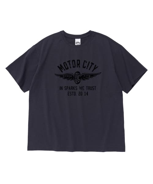 Vintage Motor City Graphic Dri-Fit Short-Sleeve T-Shirt (Charcoal)