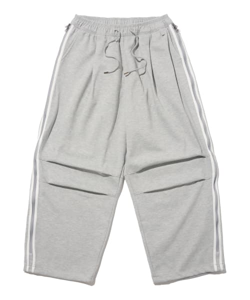 Side Zipper French Terry Balloon Training Pants (Gray)