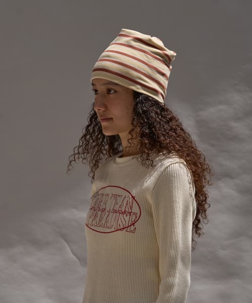 Three People Cheerful Beanie (Yellow)